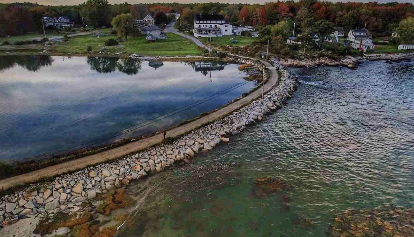 Image of hotel on the water